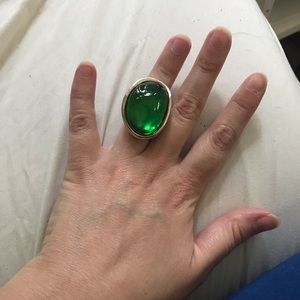 Envy green Statement Ring 💚